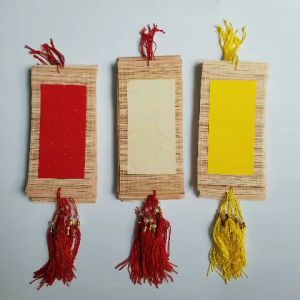 Bộ 10 tấm mành tre mi ni 10cm x 20cm. Thiệp mi ni trang trí tết Thiệp mành tre mi ni.