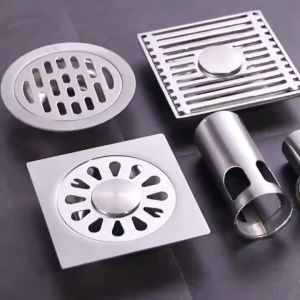 New Shower Drain Bathroom Floor Drain Stainless Steel Backflow Preventer With Trap Anti Odor Floor Drain Cover