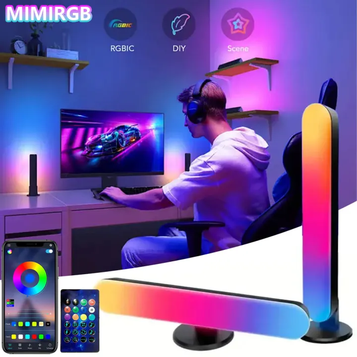 USB LED Light Bar RGB Color Changing TV Backlight Remote Symphony ...