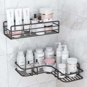 Triangle Storage Rack Bathroom Toilet Corner Wall Hanging Washstand Storage Rack Soap Dish Bathroom Wall Basket