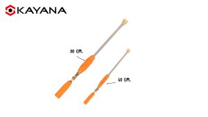 ก้านพ่นยา ขนาด 50 ซม. และ 90 ซม. หัวฉีดทองเหลืองแท้ ก้านอลูมิเนียม  สามารถปรับพุ่งตรงและละอองฝอยได้  ฉีดแรง ฉีดไกล  ทนทาน