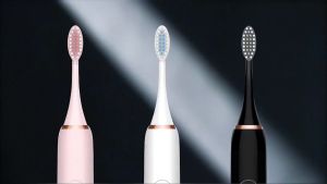 6 Modes Ultrasonic Electric Toothbrush Waterproof Smart USB Charging 6 Speed Electric Toothbrush Free 4 Brush Heads