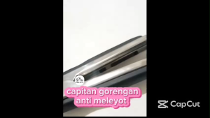 Penjepit Gorengan Capitan Masak Stainless Steel Anti Karat Tahan Panas 9" 12"