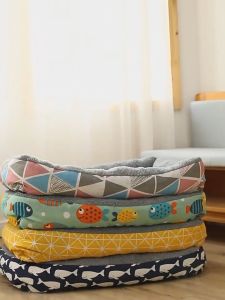 PMT Dog Bed Pet Cat Washable 60*40cm Cotton Cushion Sleeping Bed Dog Bed Washable Large Dog Bed COD