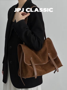 jpj | Suede Cowhide Leather Messenger Bag Multi-Use