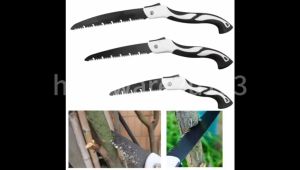 250mm Gergaji Pokok Gardening Garden Pruning Saw Folding Fruit Tree Pruning Horticulture Tool For Outdoor Camping