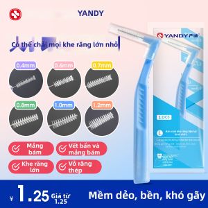 Yandy | Interdental L-shaped Orthodontic Soft-bristled Toothbrush