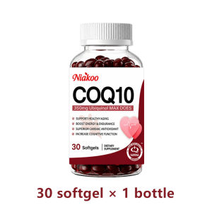 Marine Collagen Type 1 & 3 + Ubiquinol CoQ10 350mg with Calcium D3 K2 Magnesium Bone & Cellular Energy Support 40+