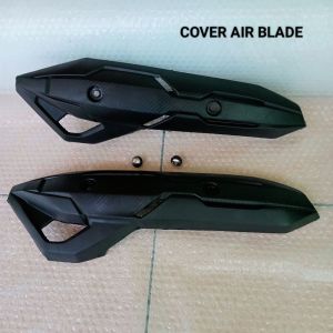 PELINDUNG KNALPOT TUTUP TAMENG COVER KNALPOT AIR BLADE  VARIO 125 150 PCX LOKAL COPY CMS DAN TZM GRATIS BAUT