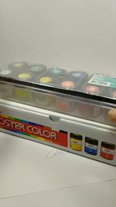 Màu poster color Pentel  bộ 12 màu bột pha sẵn Pentel WPU2-12 CHÍNH HÃNG