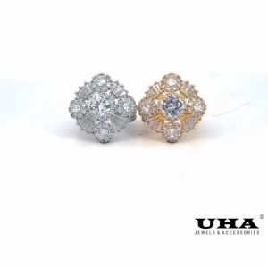 N891 Nhẫn nữ đính đá cz cao cấp sáng lấp lánh UHA