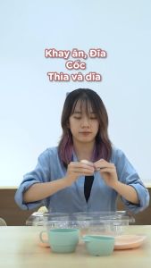 Bộ dụng cụ ăn dặm bộ ăn dặm 6 món cho bé an toàn tuyệt đối Inochi Amori tiêu chuẩn Nhật Bản-Happy Life 4Kid