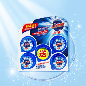 LIANGJING | Bleach Clean Blue Toilet Cleaner 50g*5 Capsules
