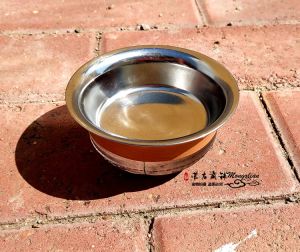 Mongolian Toast Bowl Mongolian Milk Tea Bowl Imitation Silver Mongolian Characteristic Tableware Ethnic Crafts Wedding Toast Bowl