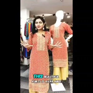 Madanikas Chikan Embroidered Kurti for Women MC Series