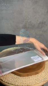 Plastik Display 15 x 25 Cm Isi 100 Lembar - Plastik Perlize - Plastik OPP Gantung