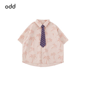 Striped Collar Tie Cool Summer Boys Shirt