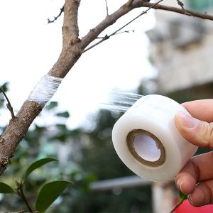 PE pruning tape stretchable self-adhesive grafting tape horticultural/garden fruit tree protection transparent film