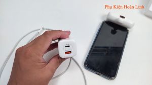Cốc Sạc Nhanh Kuulaa GaN 65W - Công Nghệ Quick Charge 4.0PowerDelivery 3.0 - USB-C Sạc Nhanh Cho Macbook IPhone Samsung Android - Hàng Chính Hãng