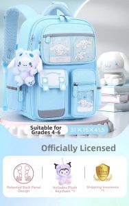 Ergonomic Lightweight Water-resistant School Backpack