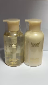 Bremod Premium Series Keratin Hair Care Shampoo and Conditioner Set with Sulfate Free and Silicone Free Hair Care Packets