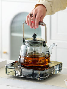Crystal Electric Ceramics Stove Glass Tea Brewing Special Health Care Pot Tea Cooking Device High Aesthetic Value