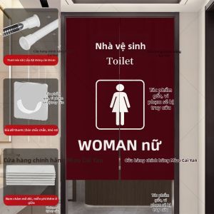 Rèm Phân Cách Nhà Vệ Sinh Tùy Chỉnh Không Cần Khoan