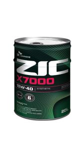 SK ZIC X7000 15W-40 20 Liters Heavy Duty Diesel Engine Oil
