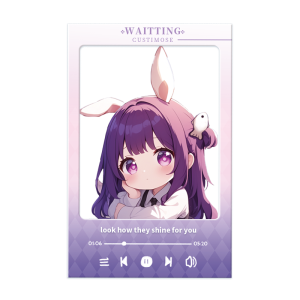 Reverse Film Customized Card Photocard Clear Card Bookmark PET