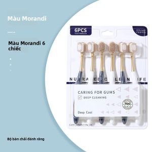 Bàn Chải Đánh Răng Dành Cho Người Lớn Có Lông Mềm Bộ 6 Món Dành Cho Gia Đình Cùng Phong Cách Của Sam Cao Cấp Dành Cho Gia Đình Du Lịch Khách Sạn Cặp Đôi Chăm Sóc Tóc Đầu Rộng