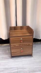 Tặng Tua Vít - Tủ Đầu Giường Có Khóa An Toàn Chắc Chắn Gỗ MDF Dày 12mm Decor Trang Trí Phòng Lắp ráp dễ dàng