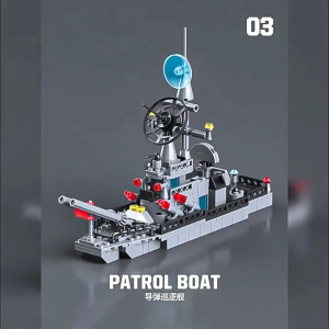 เด็ก 6-in-1 บล็อกตัวต่อทหารของเล่นของเล่นเพื่อการศึกษาเข้ากันได้กับเลโก้บล็อกตัวต่อของเล่นเด็กรถ/ไดโนเสาร์/SWAT/รถไฟ/หุ่นยนต์