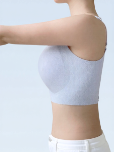 QIANLINGMEI | Pregnancy & Postpartum Thin Breathable No Mark Lifting Prevent Drooping Side Breast Support Feeding Bra