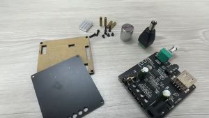 XINYI Penguat Daya Digital Audio Nirkabel Papan Stereo Amplifier Bluetooth 5.0 Class D 2 x 100W Sinilink XY-C100L - 7RSKCTBK