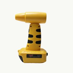 Cordless Portable Hair Dryer Blower For Dewalt 18V Li-ion 3-Speed Handheld Leaf Blower with USB Charging Port for Home Cleaning