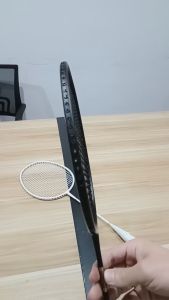 Badminton Racket 4U 24lbs Badminton Racket Training Single Carbon Firber Rod Aluminum Alloy Frame