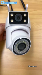 กล้องวงจรปิดกลางแจ้ง YOOSEE เลนส์คู่ บันทึกสองมุมพร้อมกัน กันน้ำและกันฝุ่นได้ดีเยี่ยม เหมาะสำหรับติดตั้งในสวน บ้านพักอาศัย สถานประกอบการ และพื้นที่กลางแจ้งต่างๆ มองเห็นภาพสดผ่านแอปพลิเคชันได้ทุกเวลา