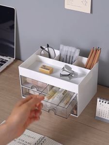 MI-C1108 Desk Organizer Rak Meja Laci Penyimpanan Serbaguna Box Kotak Penyimpanan Alat Tulis