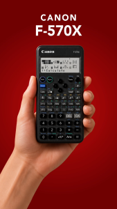 Canon F-570X Scientific Calculator with 700 Functions Black Blue Pink