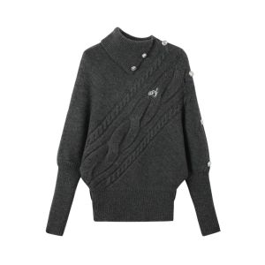 WESTAYONE | Áo Sweater Dệt Kim Dây Đai Quần Pó Rộng Dây Đai