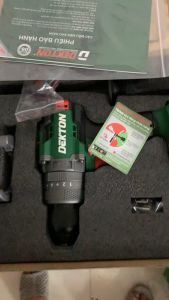 Thân máy khoan dùng pin 21V Dekton M21-ID13160PRO/ màu xanh và màu xám/ động cơ không than/ lực siết tối đa 160Nm