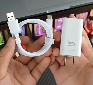 Charger Type C Fast Charging 80W with Auto Trickle & 1.5M USB Cable