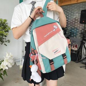 Balo ulzzang nam nữ đi học chống thấm phong cách Hàn Nhật (kèm sticker) TULEQI27