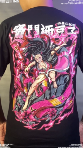 CLOWOR Kamado Nezuko Berserk Mode Kimetsu no Yaiba Anime T-Shirt