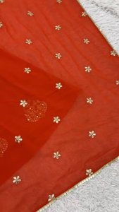 [PRE-ORDER] Ready Made Faux Georgette With Embroidery Work With Fancy Full Sleeve Suit (10-15days delivery)