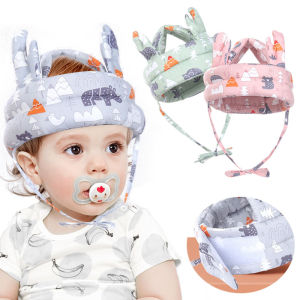 Adjustable Baby Safety Helmet Child Head Protection Helmet Anti Falling Padded Anti-collision Anti-Fall