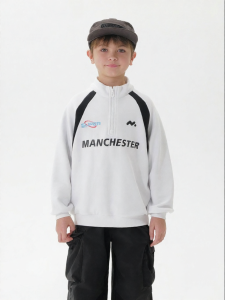 Marc&Janie | Boy Trendy Stand Collar Sport Sweater Loose Autumn Jacket