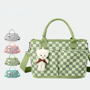 กระเป๋าเต้านมแบบพกพาสไตล์มหาสมุทรแฟชั่นกระเป๋าคุณแม่ความจุมากอเนกประสงค์ถุงผ้าอ้อม