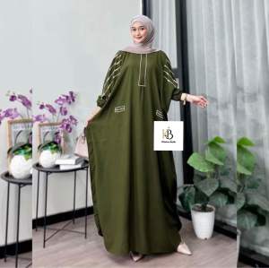 Kaftan Motif ANNA Rayon Tebal Premium Jumbo Ld 180cm