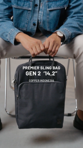 Tas Laptop Premiere Slingbag GEN#2 Handbag Laptop Bag Premium ( Brand: COPPERINDO )